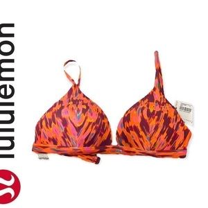 LULULEMON waterside bikini top cup d